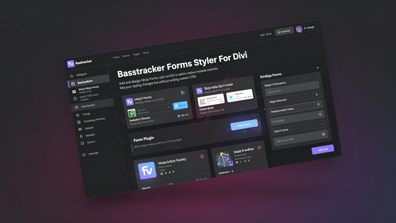Preview of Basstracker Forms Styler For Divi