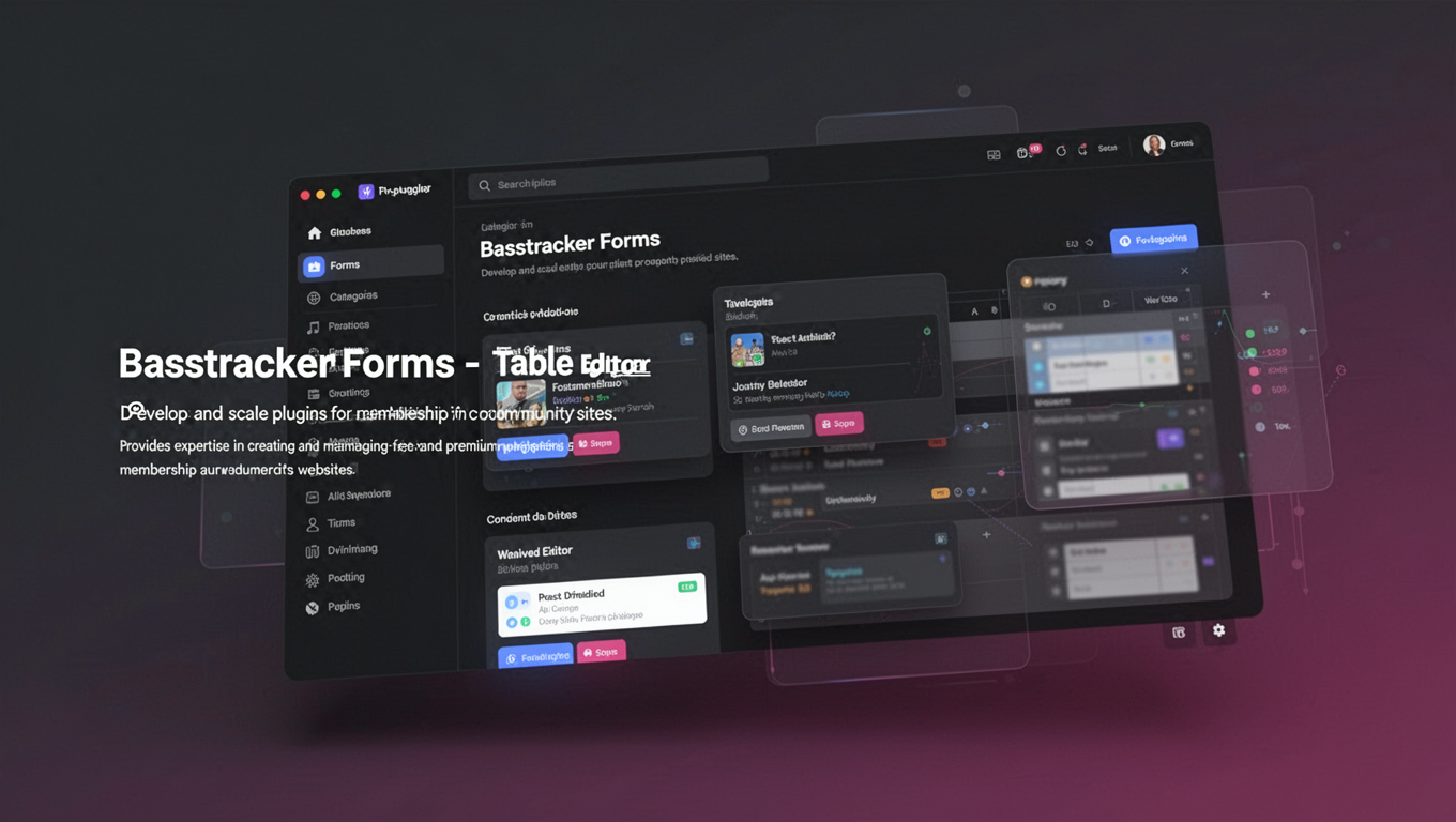 Preview of Basstracker Forms - Table Editor