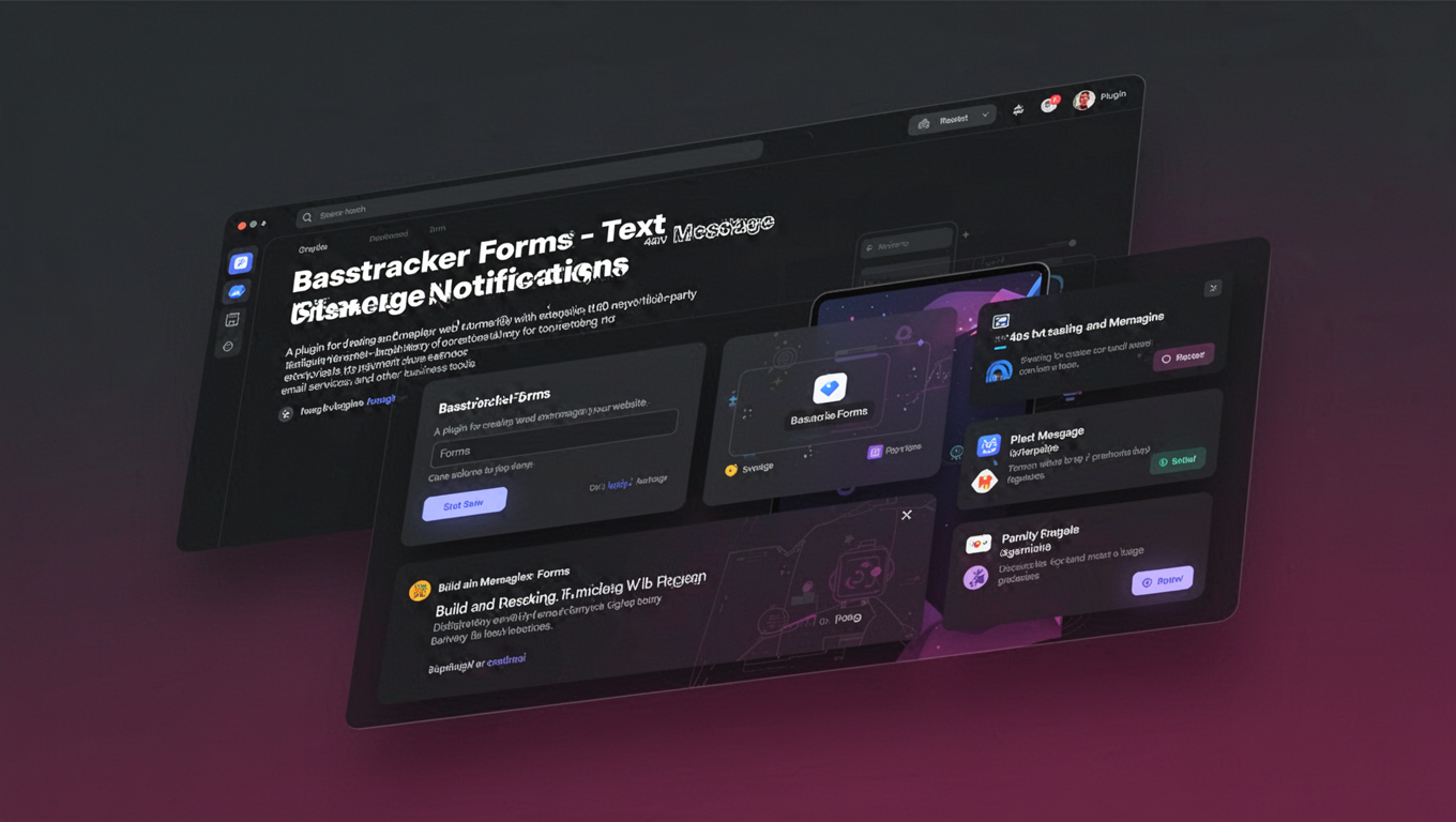Preview of Basstracker Forms - Text Message Notifications