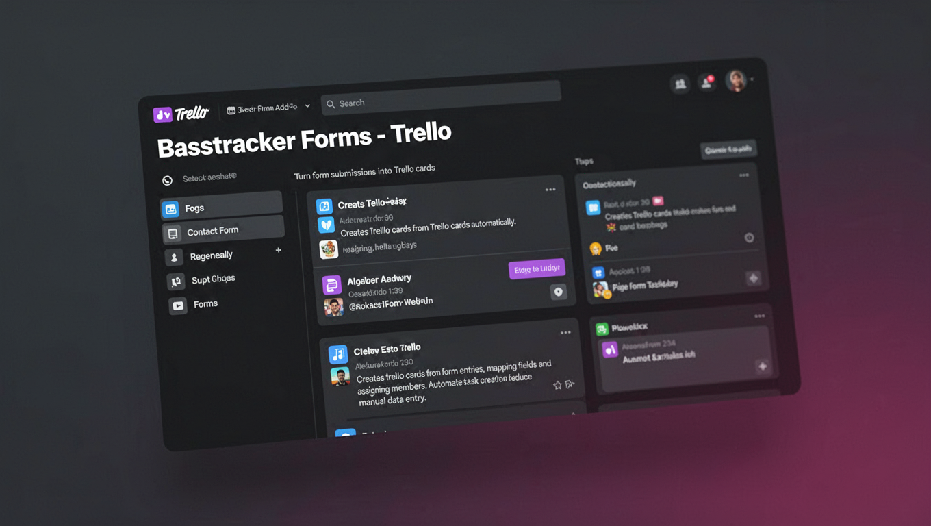 Preview of Basstracker Forms - Trello