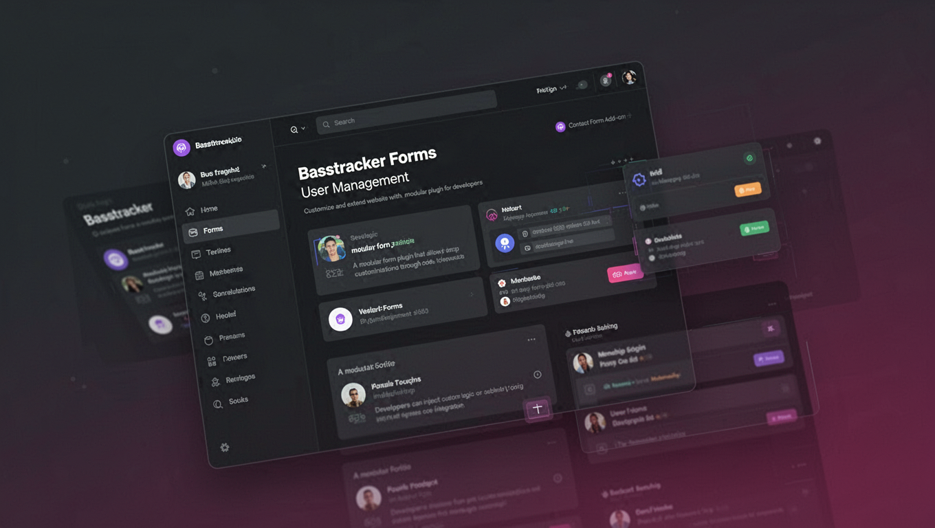 Preview of Basstracker Forms - User Management
