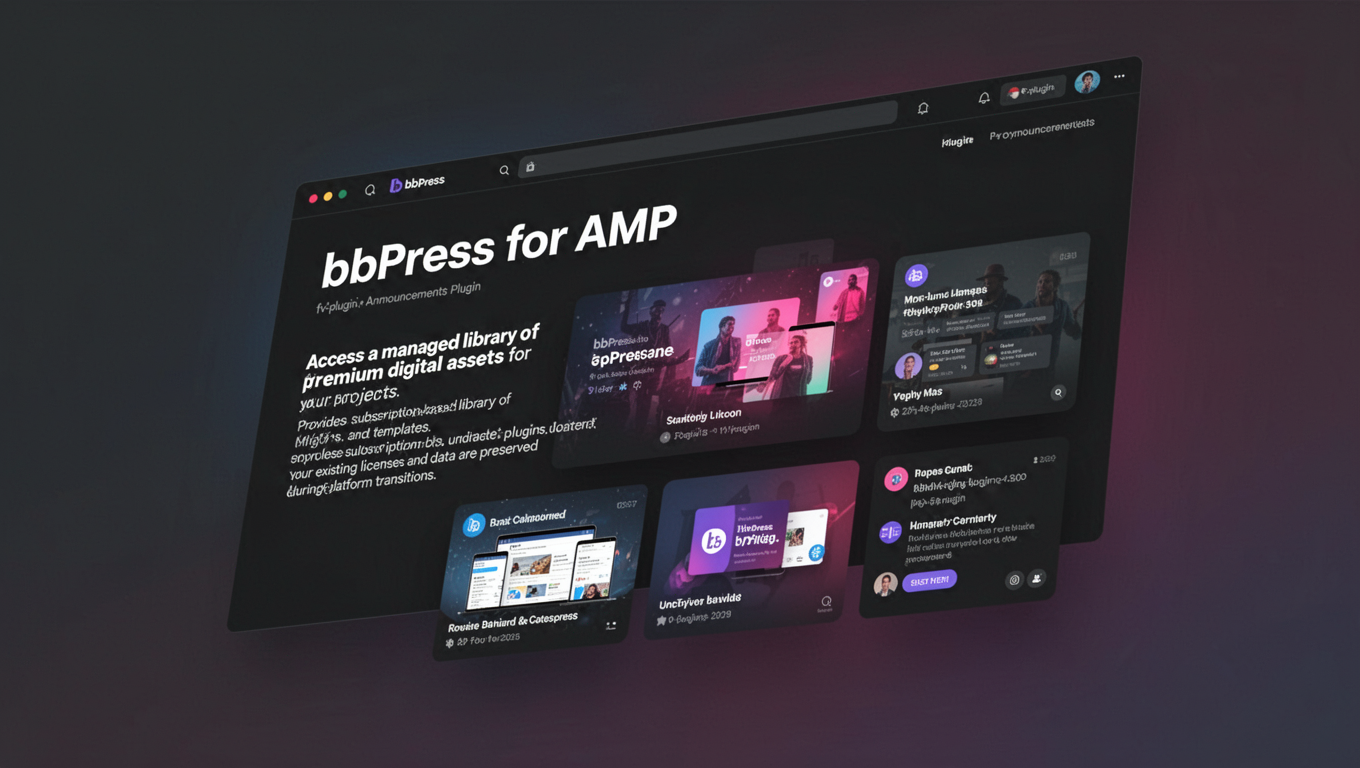 Preview of bbPress for AMP