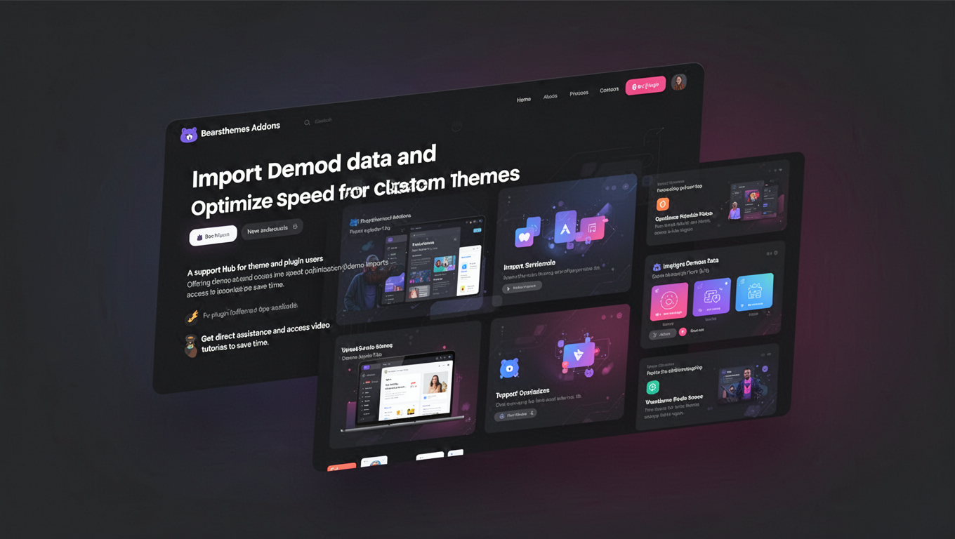 Preview of Bearsthemes Addons