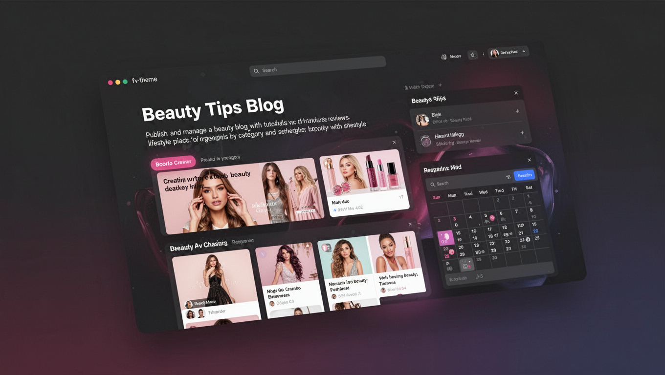 Preview of Beauty Tips Blog