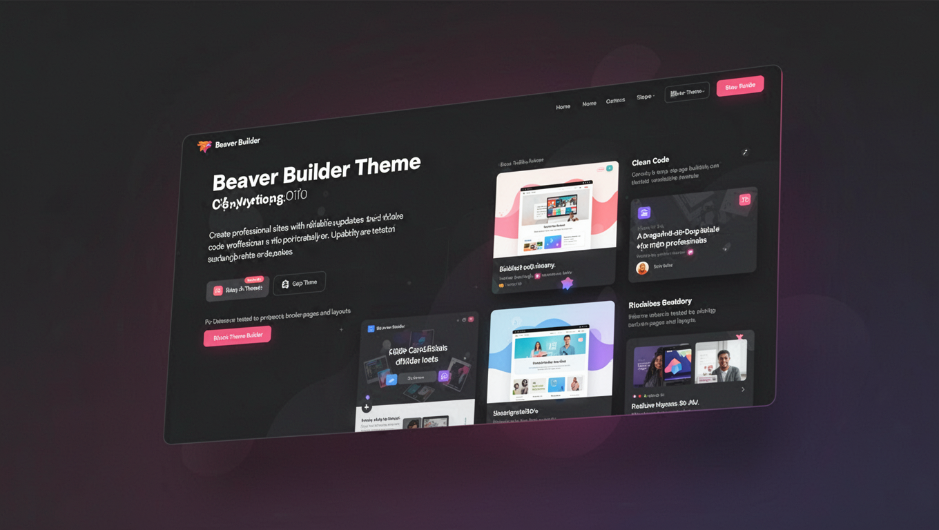 Preview of Beaver Builder Theme