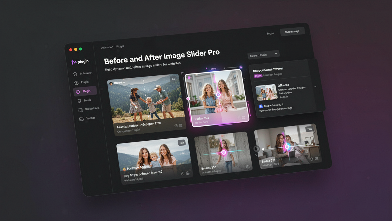 Preview of Before and After Image Slider Pro