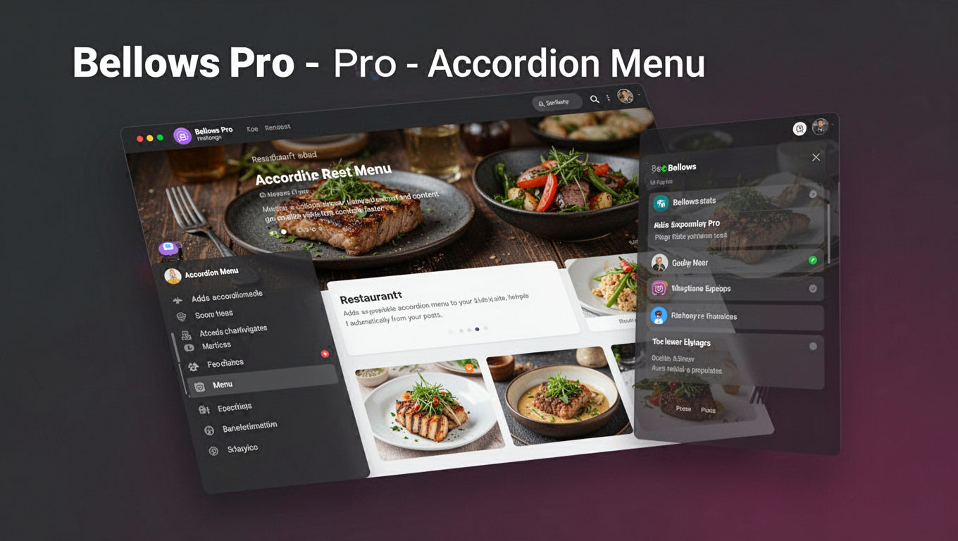 Preview of Bellows Pro - Accordion Menu