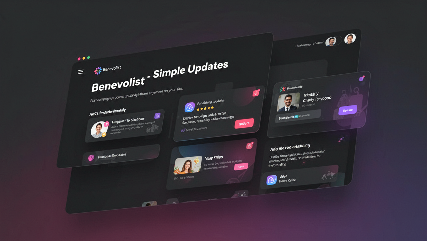 Preview of Benevolist - Simple Updates