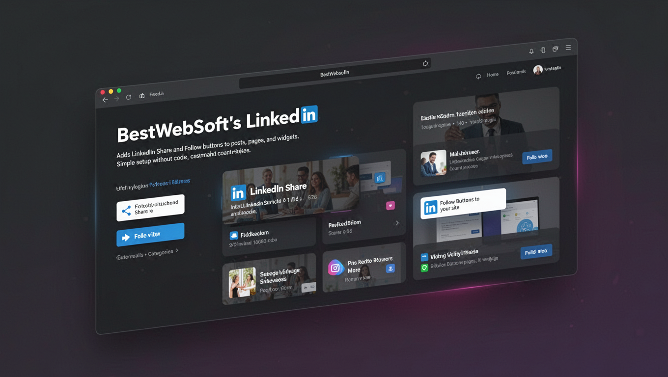 Preview of BestWebSoft's LinkedIn