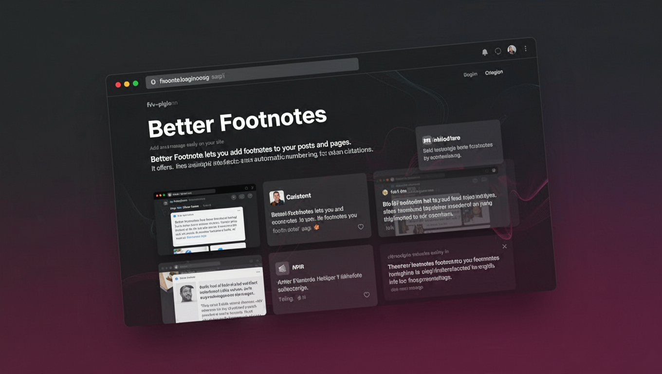 Preview of Better Footnotes