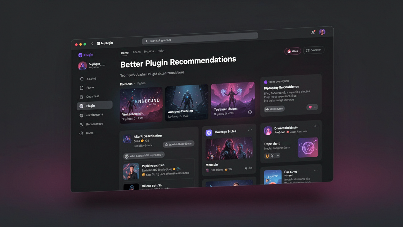 Preview of Better Plugin Recommendations
