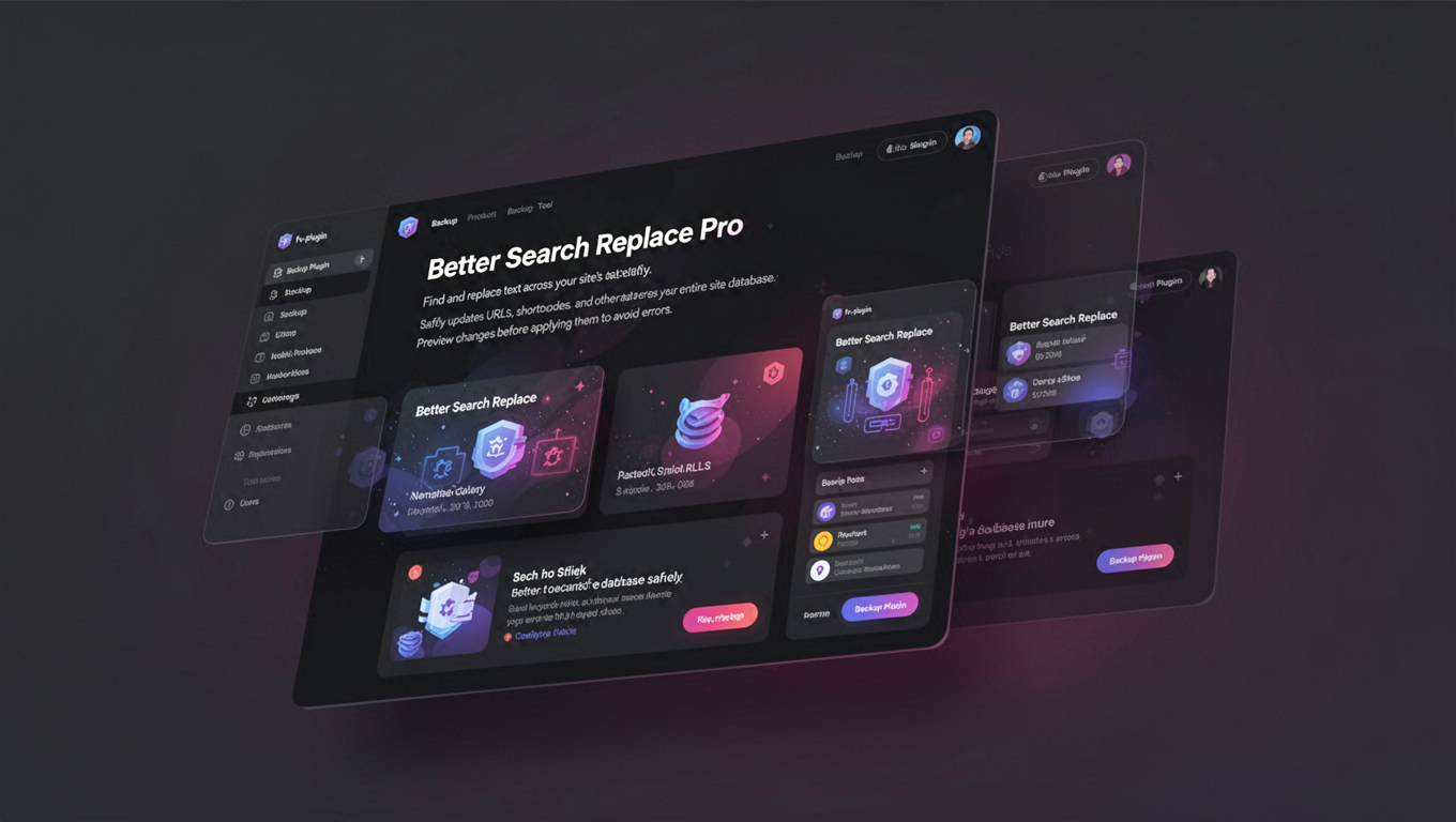 Preview of Better Search Replace Pro