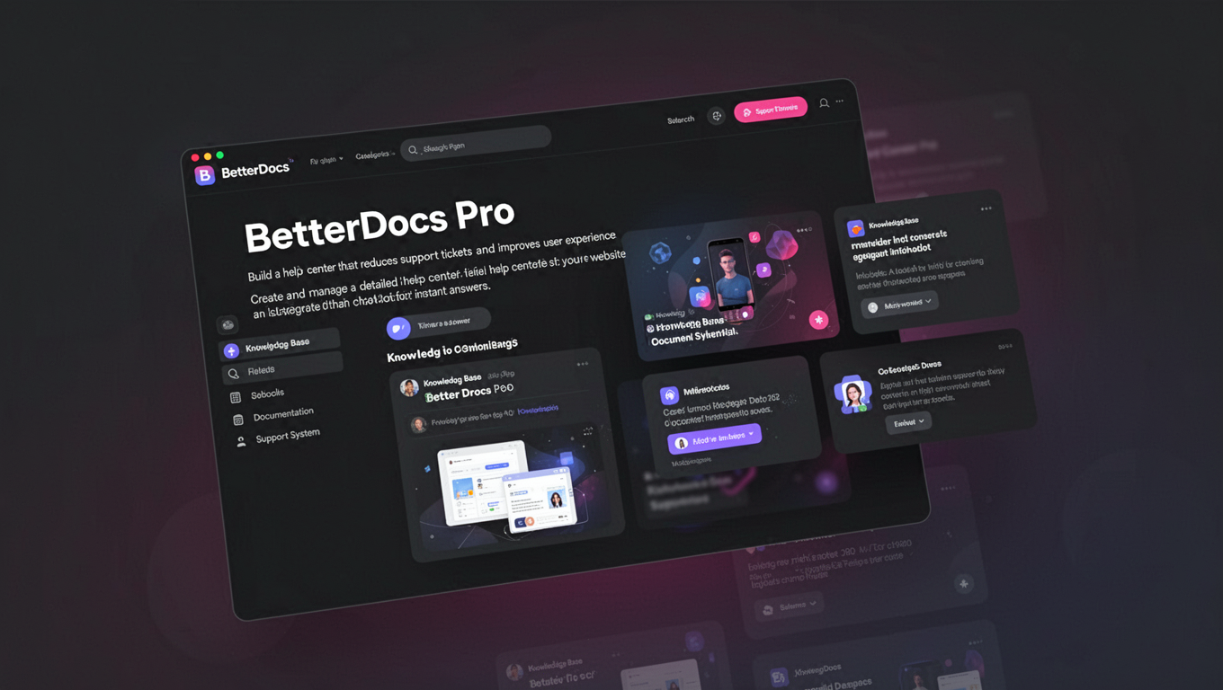 Preview of BetterDocs Pro
