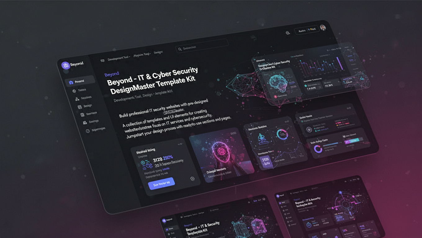 Preview of Beyond - IT & Cyber Security DesignMaster Template Kit
