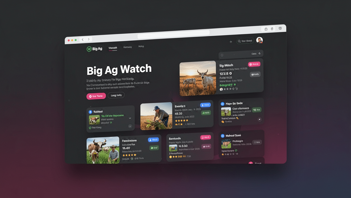 Preview of Big Ag Watch