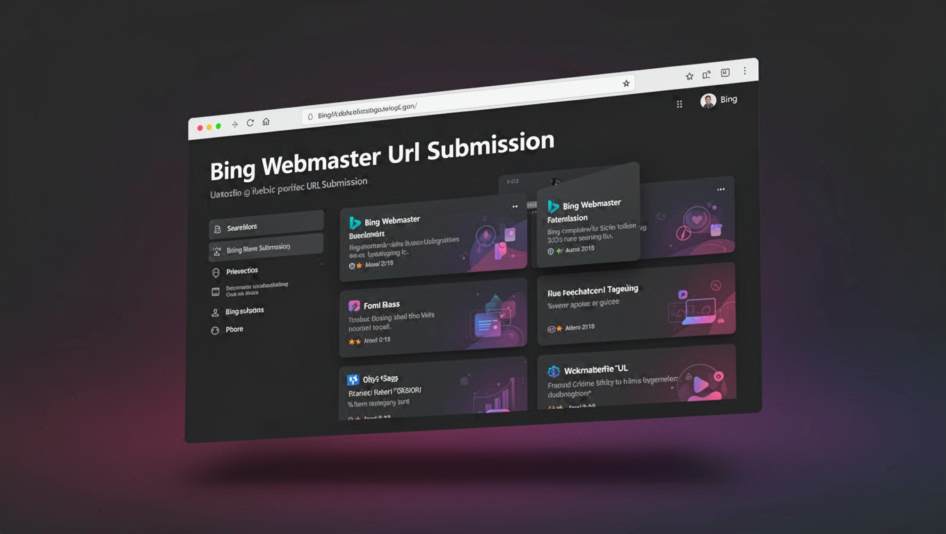 Preview of Bing Webmaster Url Submission