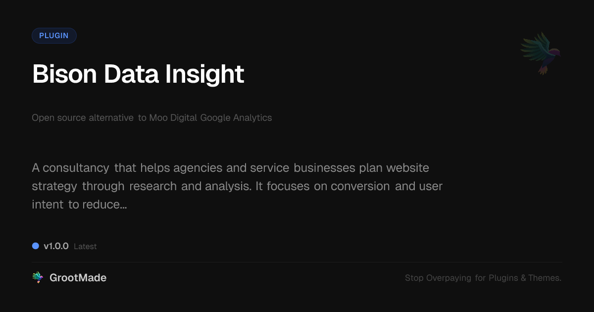 Preview of Bison Data Insight