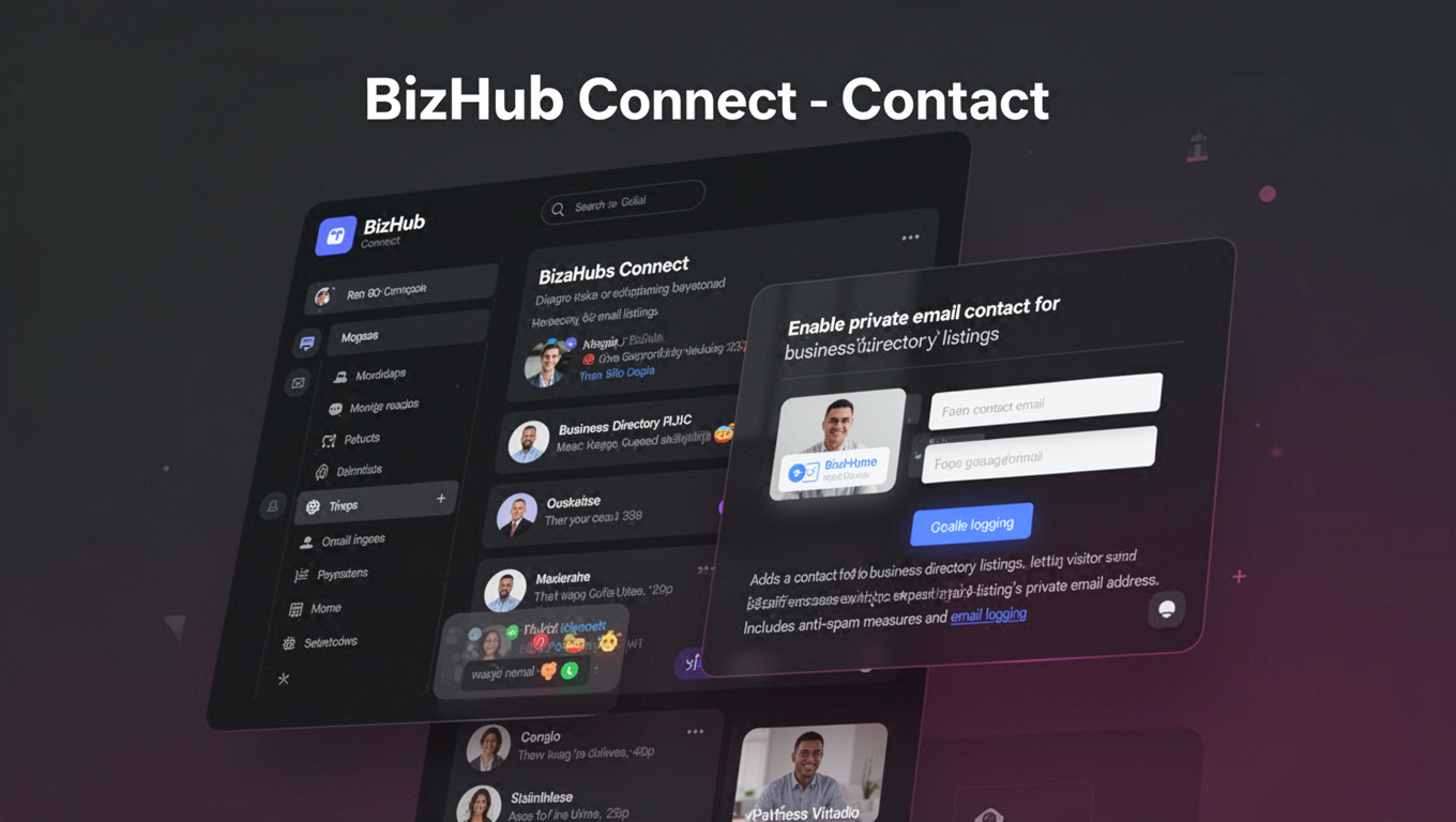 Preview of BizHub Connect - Contact