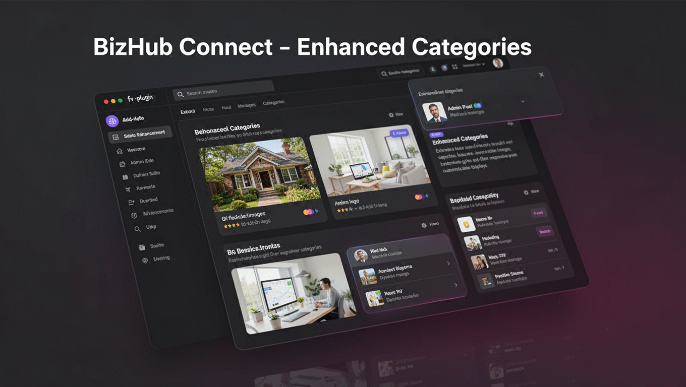 Preview of BizHub Connect - Enhanced Categories