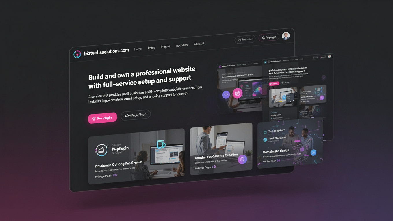 Preview of biztechssolutions.com-fixed-footerbar-plugin