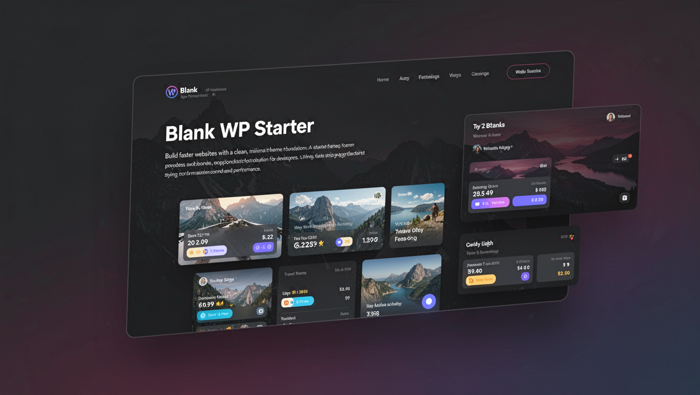 Preview of Blank WP Starter