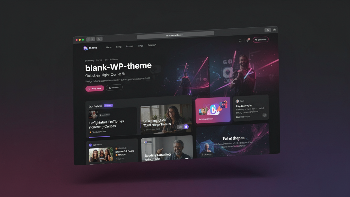 Preview of blank-WP-theme
