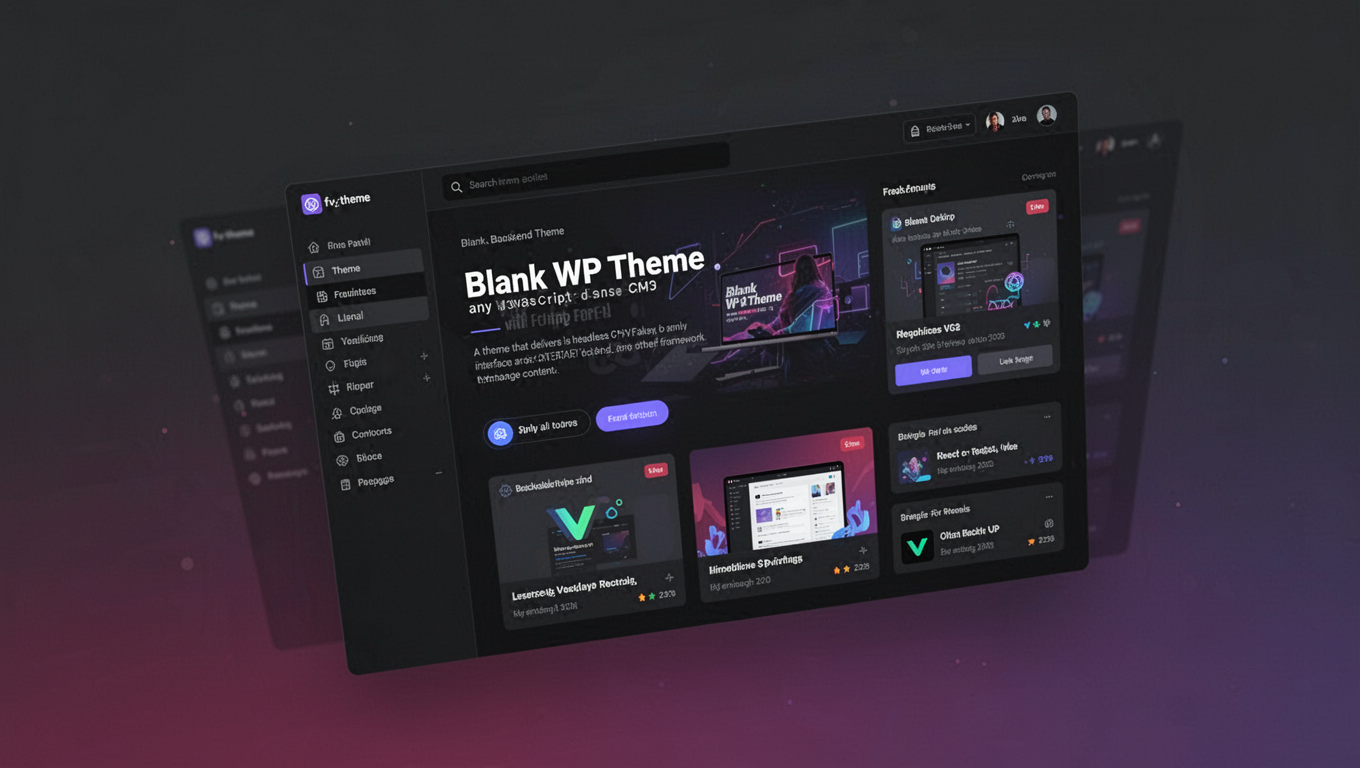 Preview of Blank WP Theme