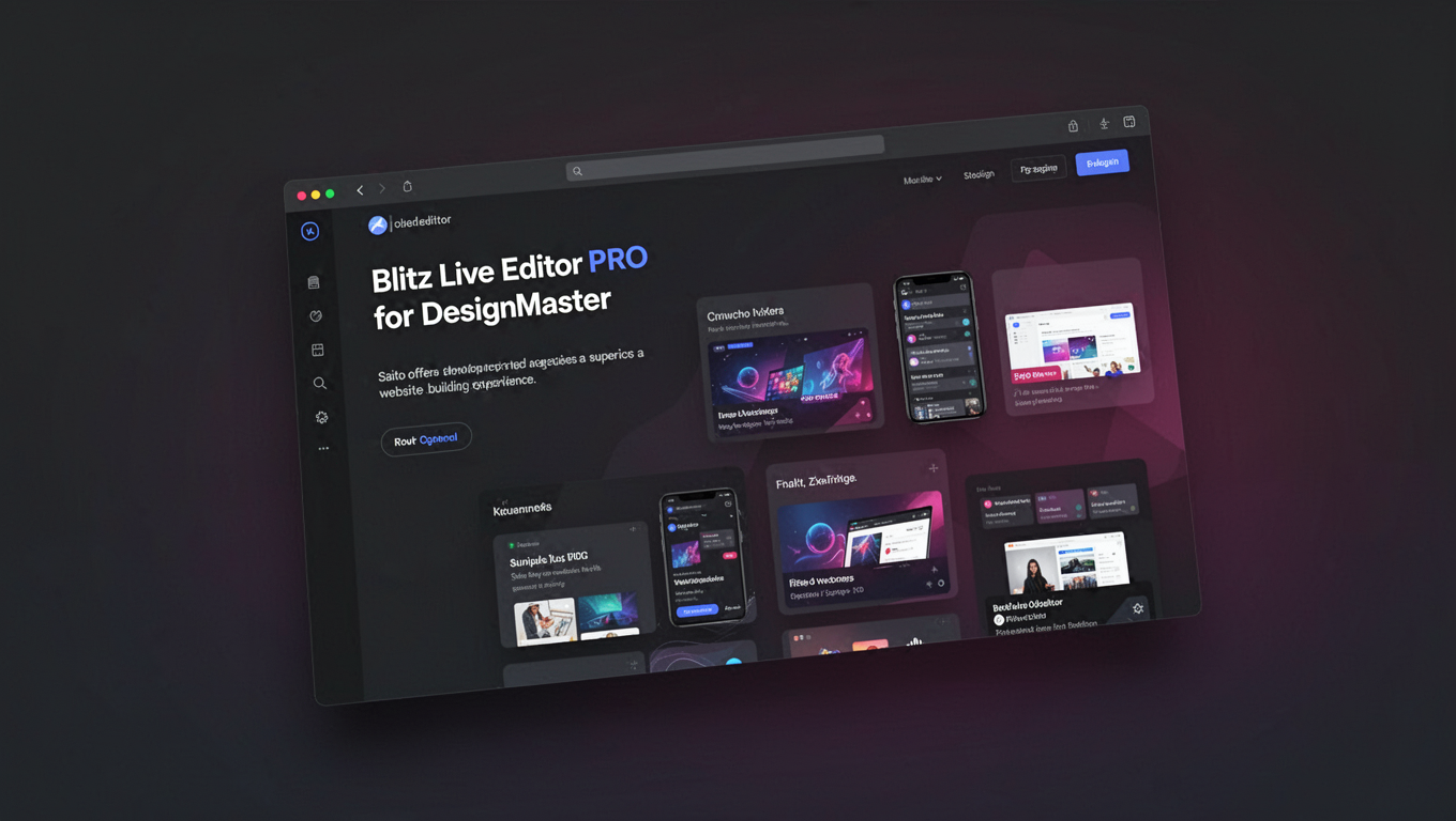 Preview of Blitz Live Editor PRO for DesignMaster