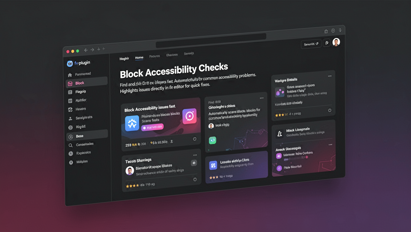 Preview of Block Accessibility Checks