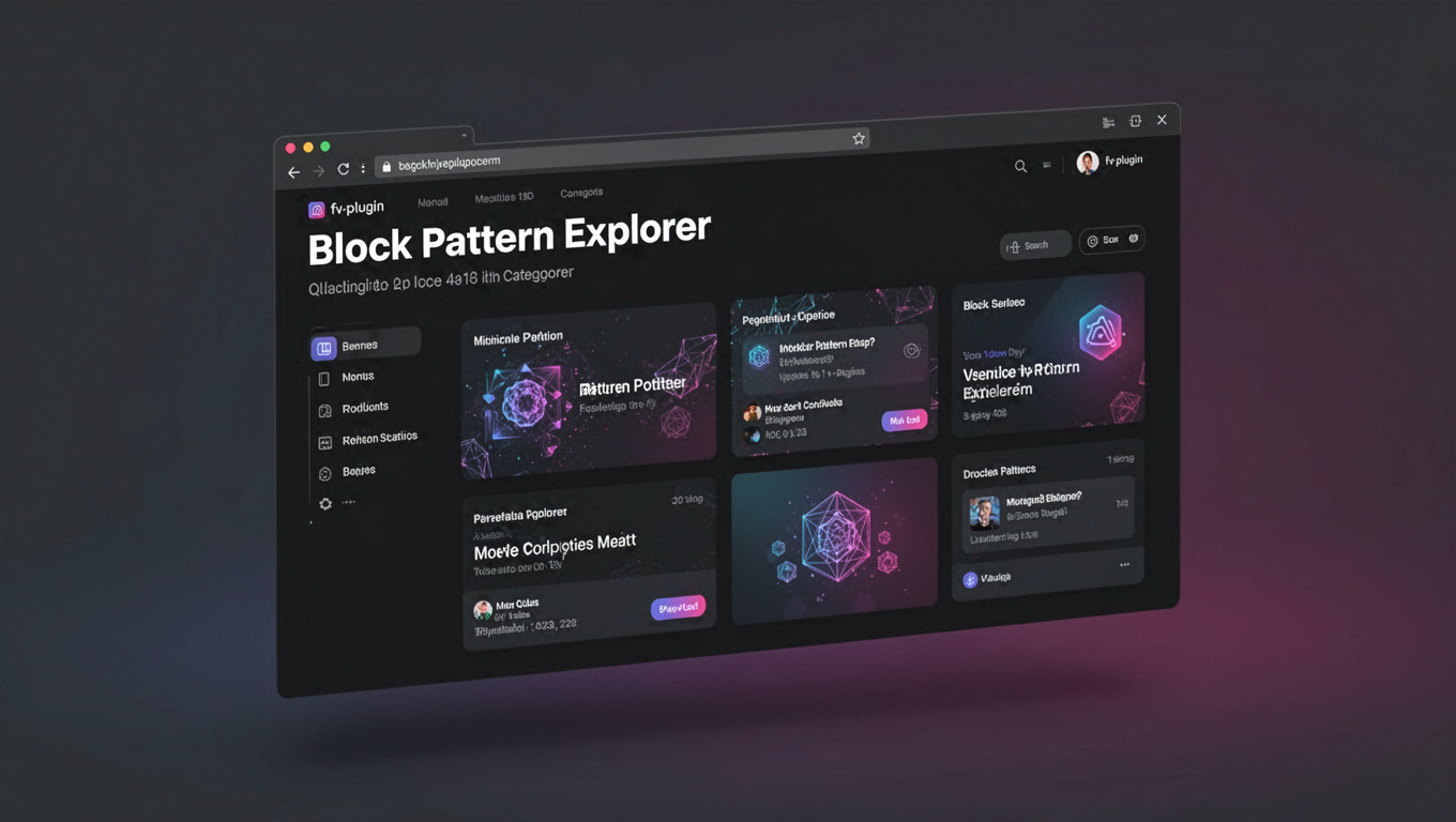 Preview of Block Pattern Explorer