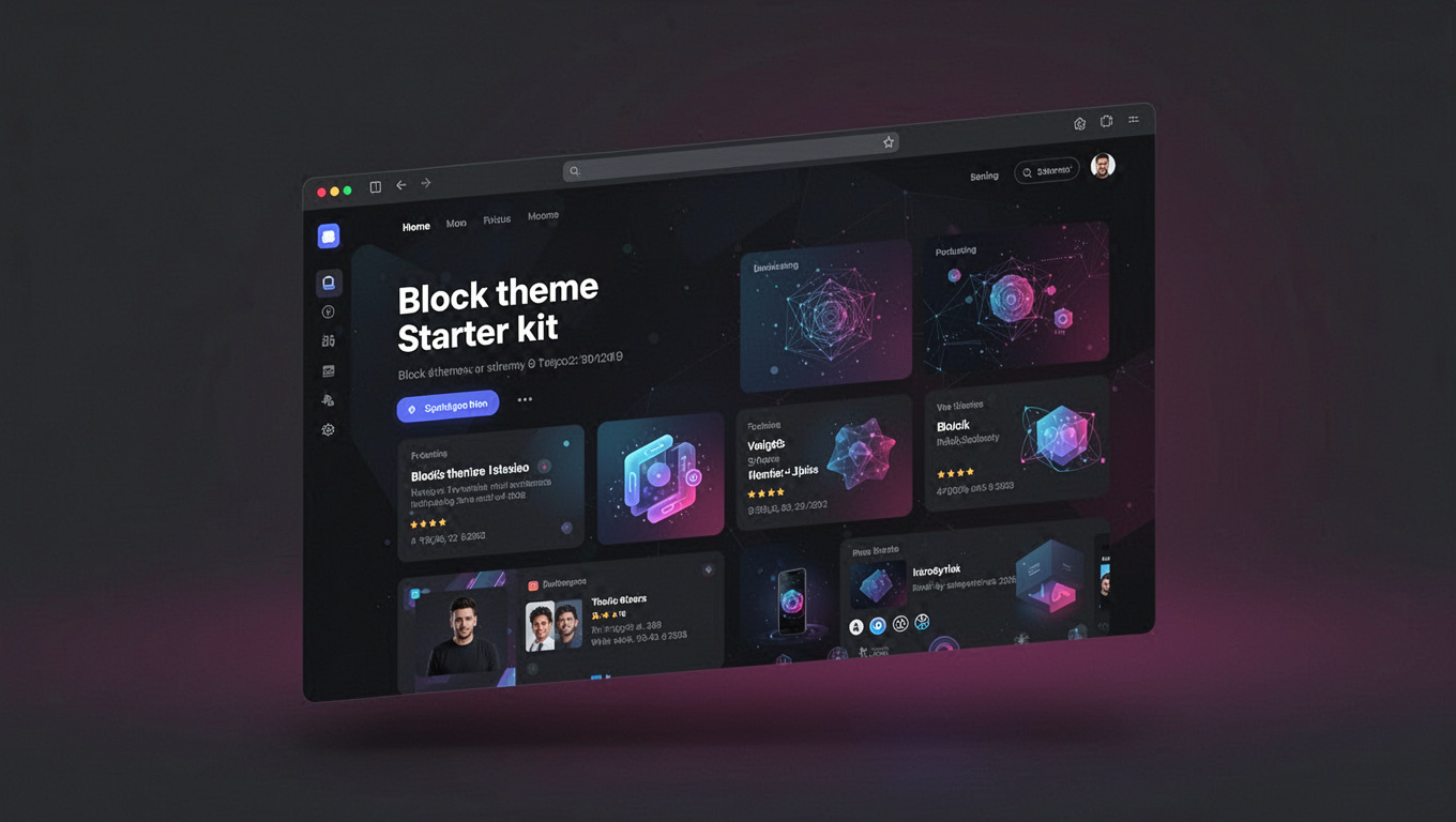 Preview of Block theme starter kit