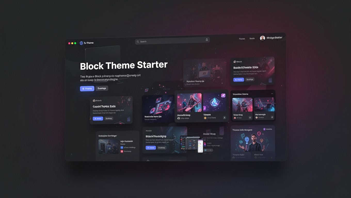 Preview of Block Theme Starter