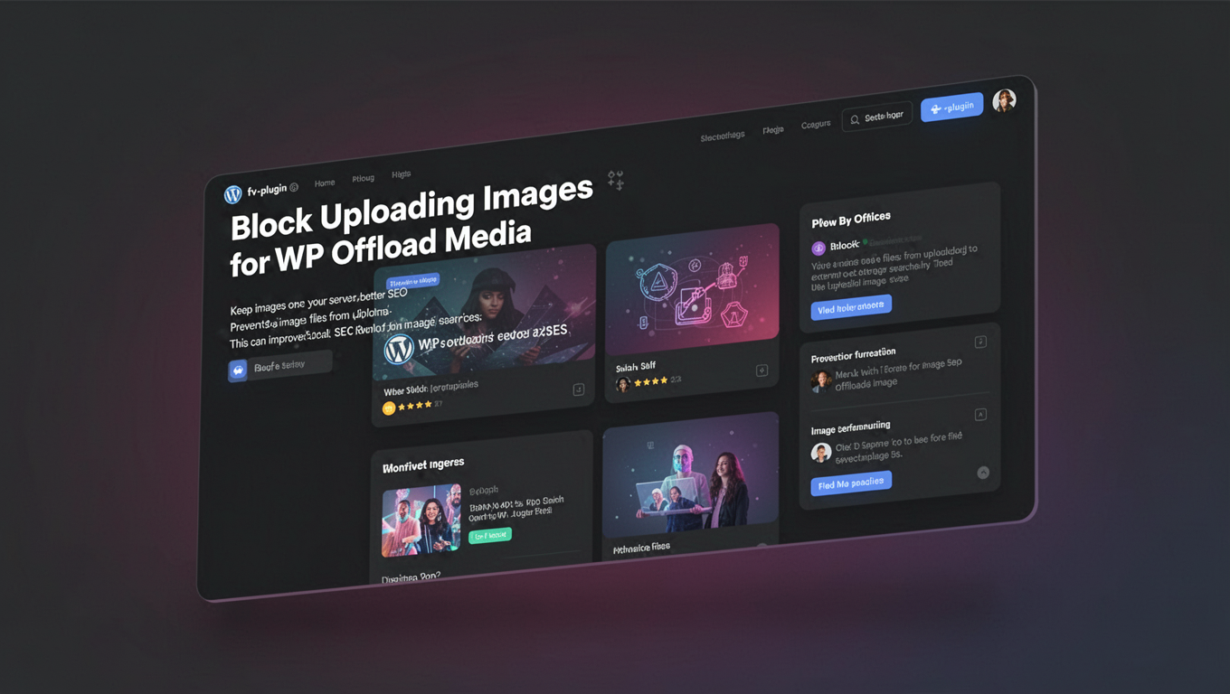 Preview of Block Uploading Images for WP Offload Media