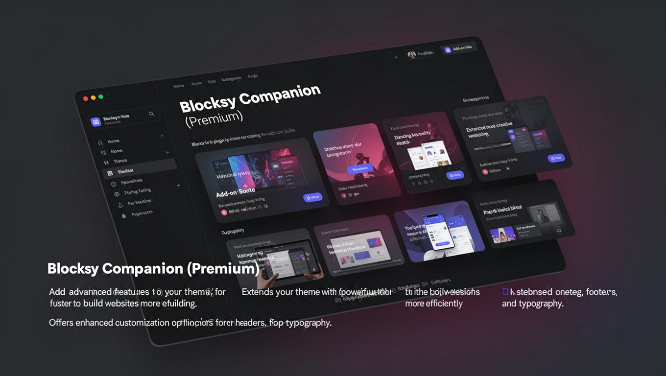 Preview of Blocksy Companion (Premium)