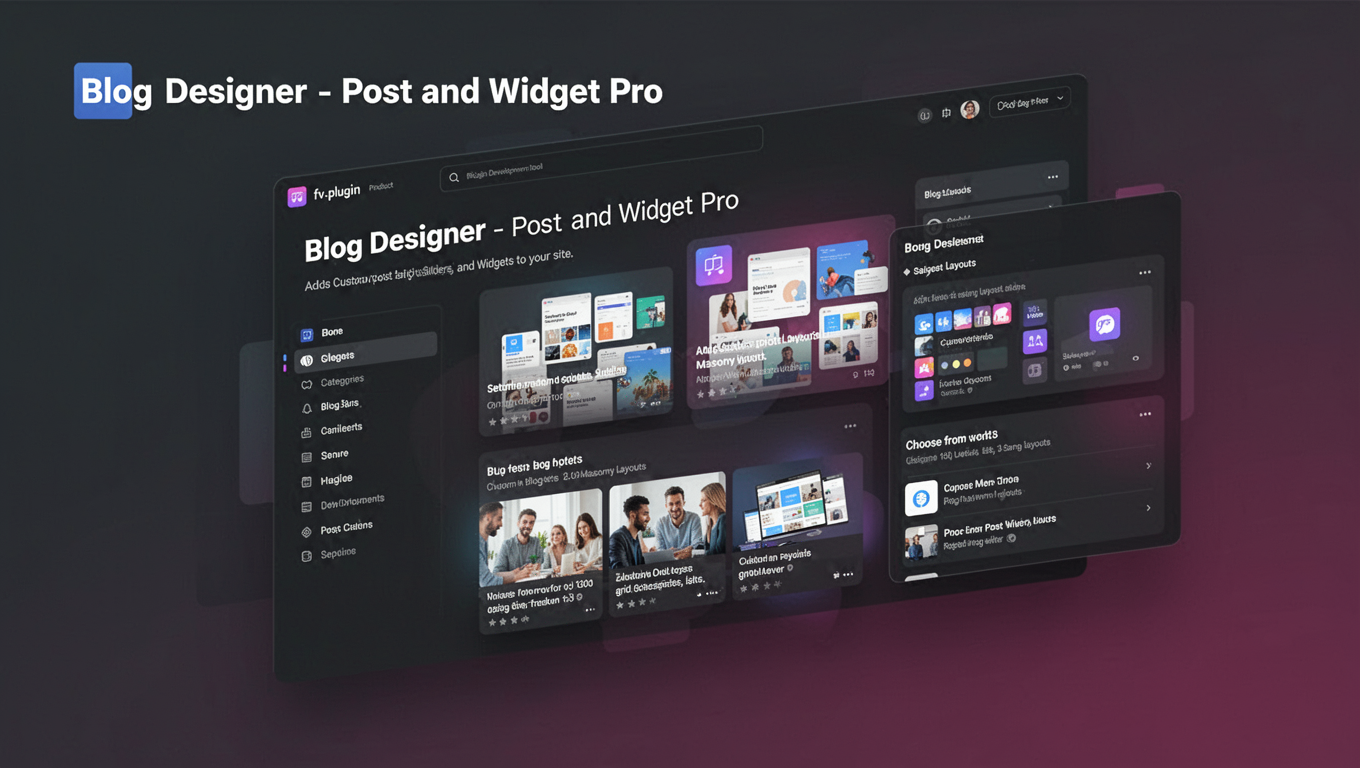 Preview of Blog Designer - Post and Widget Pro