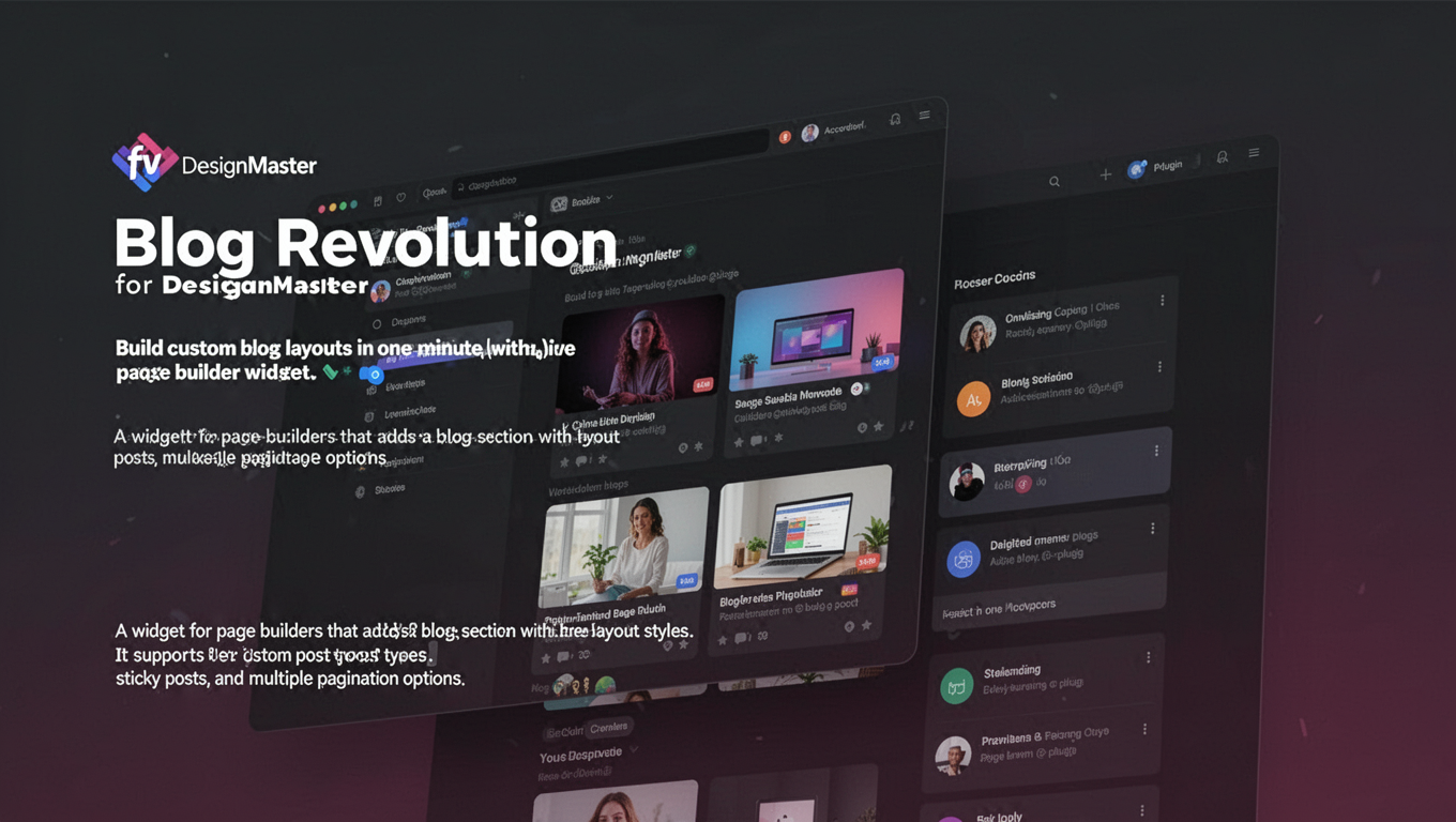 Preview of Blog Revolution for DesignMaster