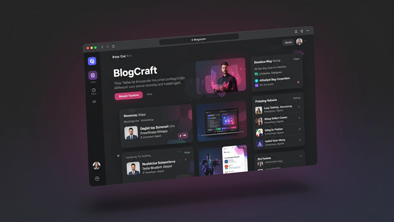 Preview of BlogCraft