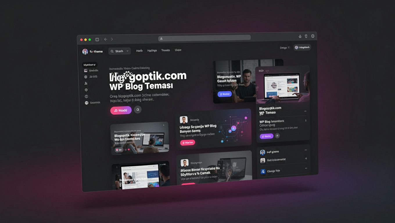 Preview of Blogoptik.com WP Blog Teması