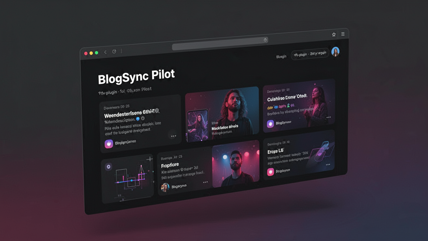 Preview of BlogSync Pilot