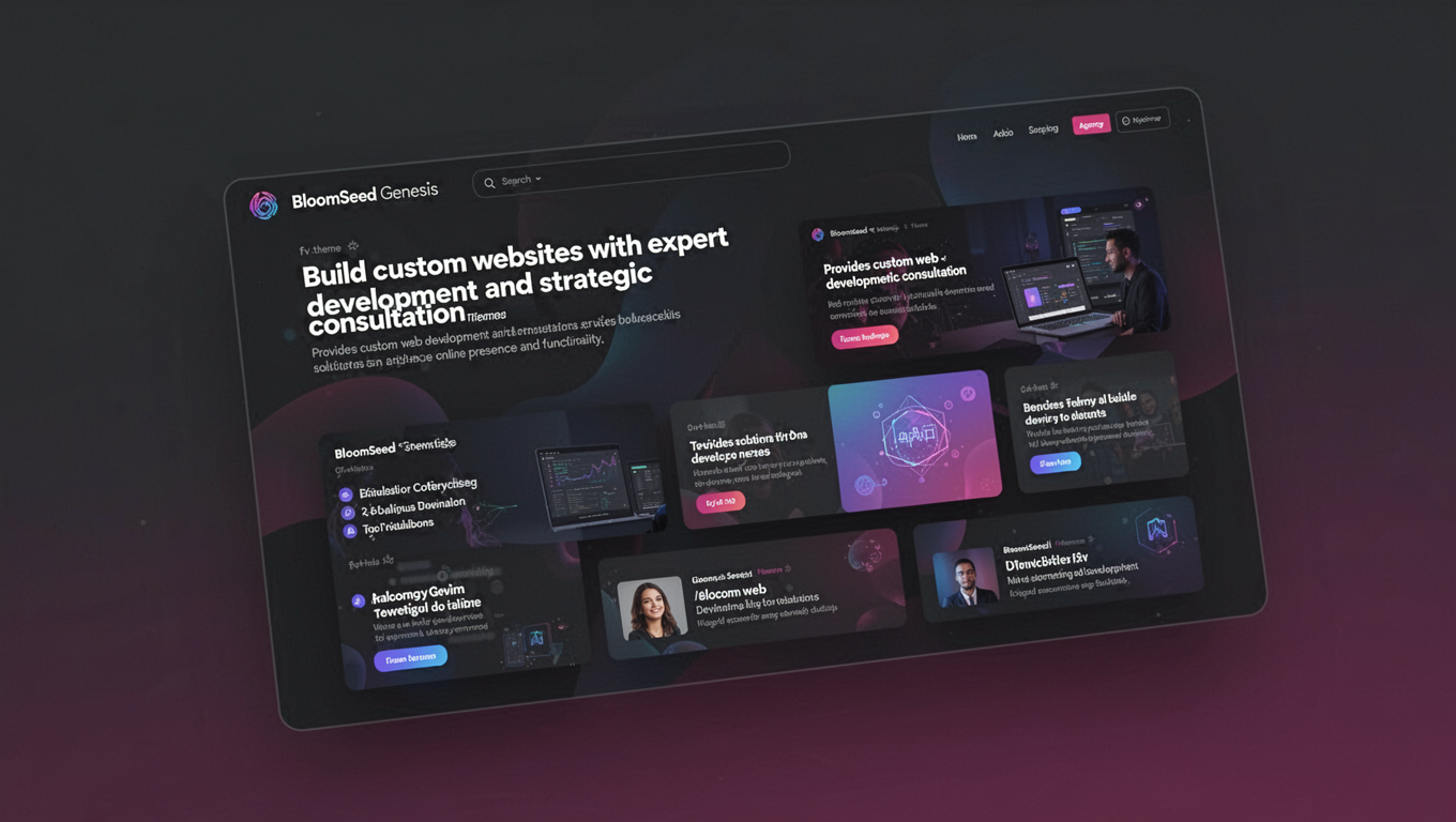 Preview of BloomSeed Genesis Theme