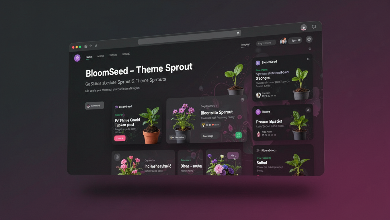 Preview of BloomSeed – Theme Sprout