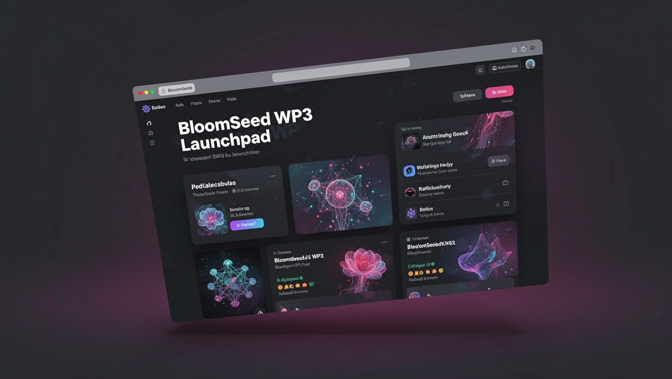 Preview of BloomSeed WP3 Launchpad