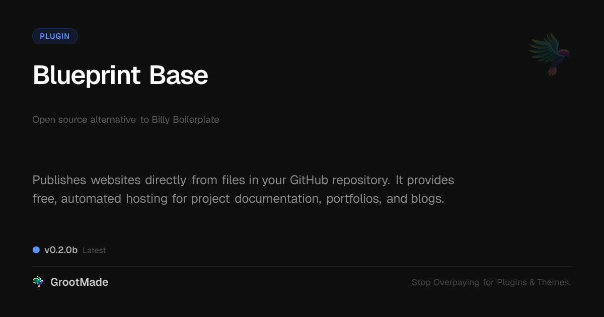 Preview of Blueprint Base