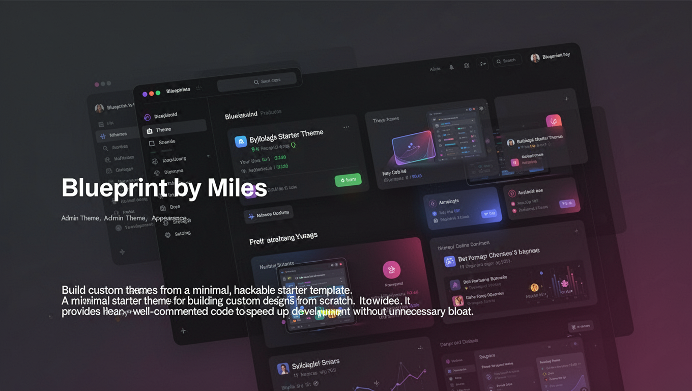 Preview of Blueprint by Miles
