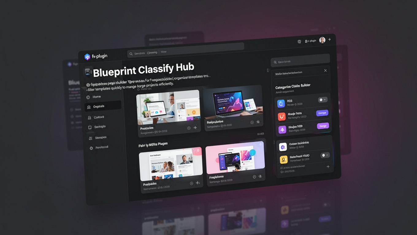 Preview of Blueprint Classify Hub