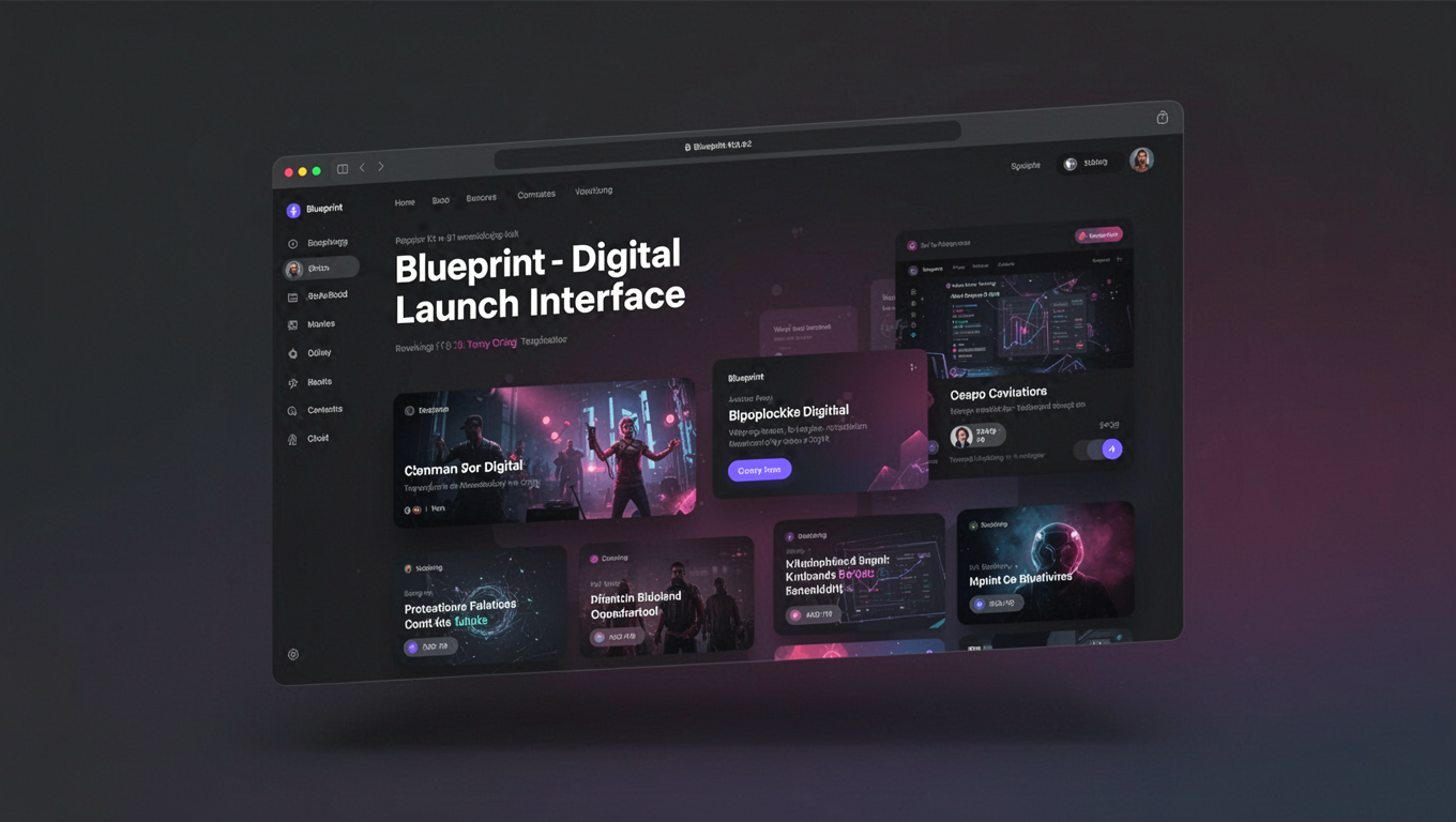 Preview of Blueprint - Digital Launch Interface