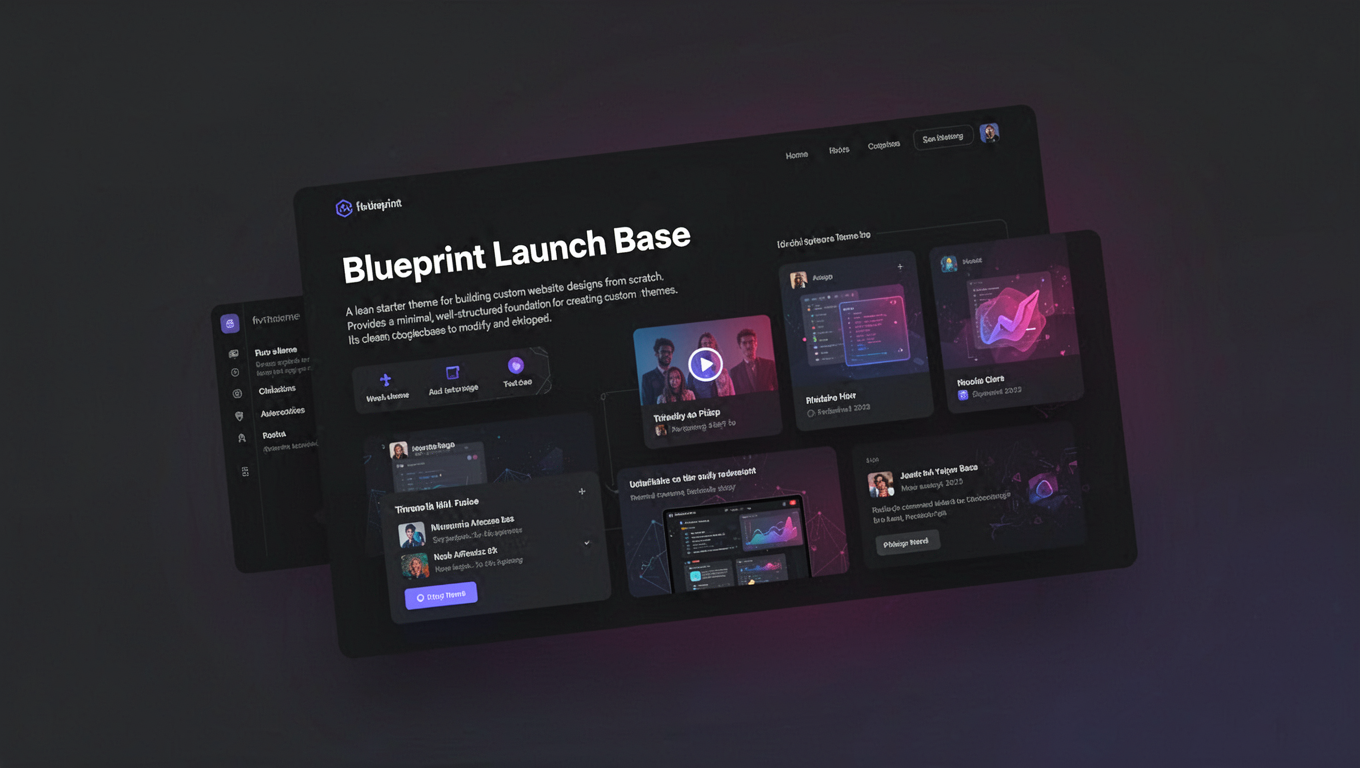 Preview of Blueprint Launch Base