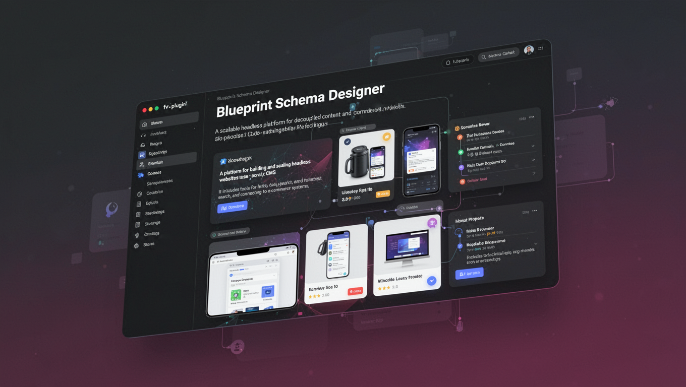 Preview of Blueprint Schema Designer