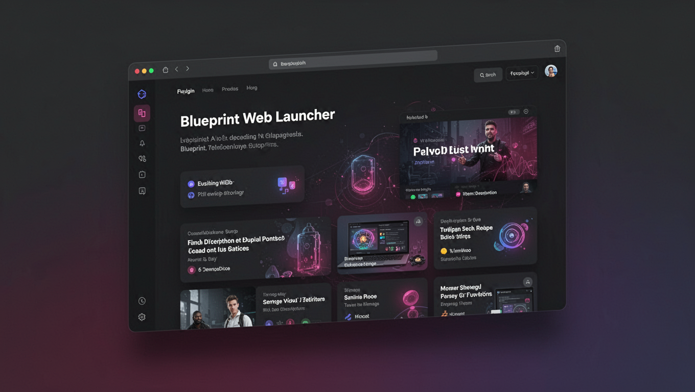 Preview of Blueprint Web Launcher