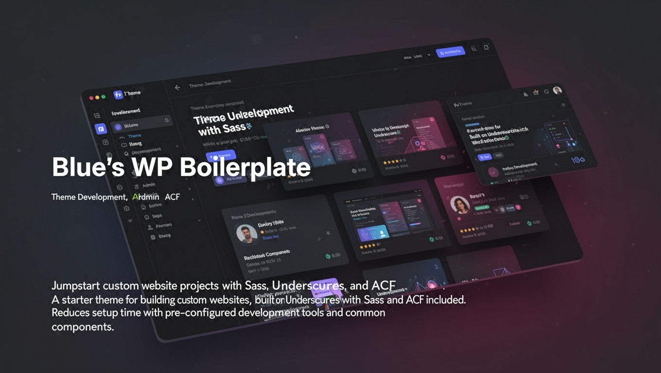 Preview of Blue's WP Boilerplate
